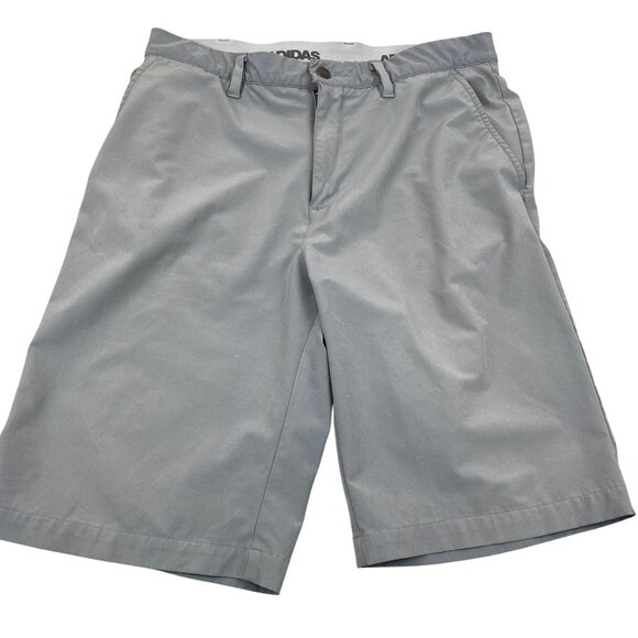 Adidas Mens Golf Shorts Size 32 Gray Performance Wear Comfortable Fit - Picture 1 of 7